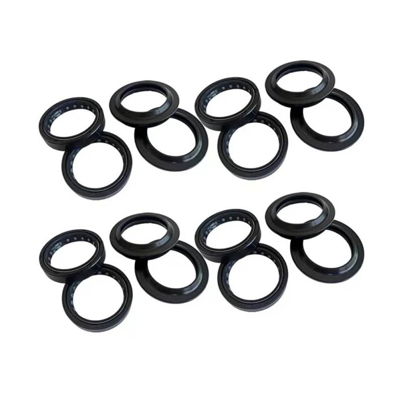 43x55x11 Gabel Dämpfer Welle Staub Dichtung Retainer Kompatibel Mit GS1100XR GS1100X GS 1100 GS1100 XR 1200 S 1200S(8pc Seal 8pc Cover) von LOOwAH