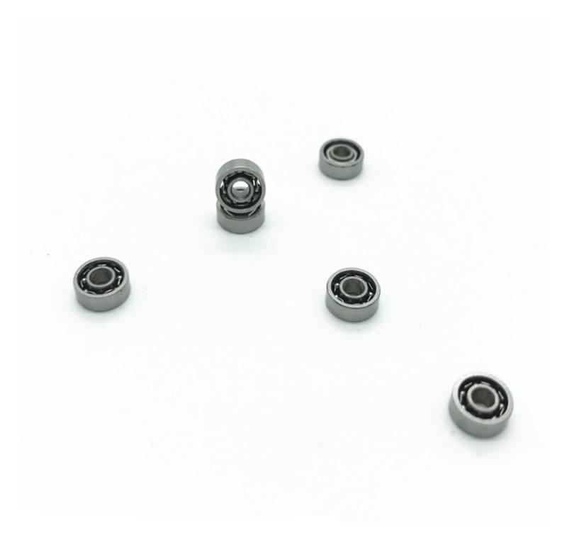 50 Stück 681 offen 1 x 3 x 1 mm Rillenkugellager Miniaturlager kompatibel mit 681X(Bearing Steel) von LOOwAH