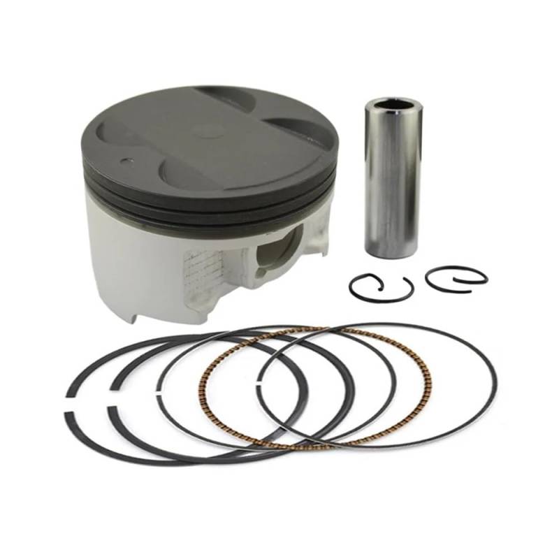 83 mm ~ 84 mm Motorrad-Kolben- und Ringsatz, kompatibel mit AN400 BS 400 DL650 SV650 DR350 AN DL SV DR 400 650 350(Assembly 83.25mm) von LOOwAH