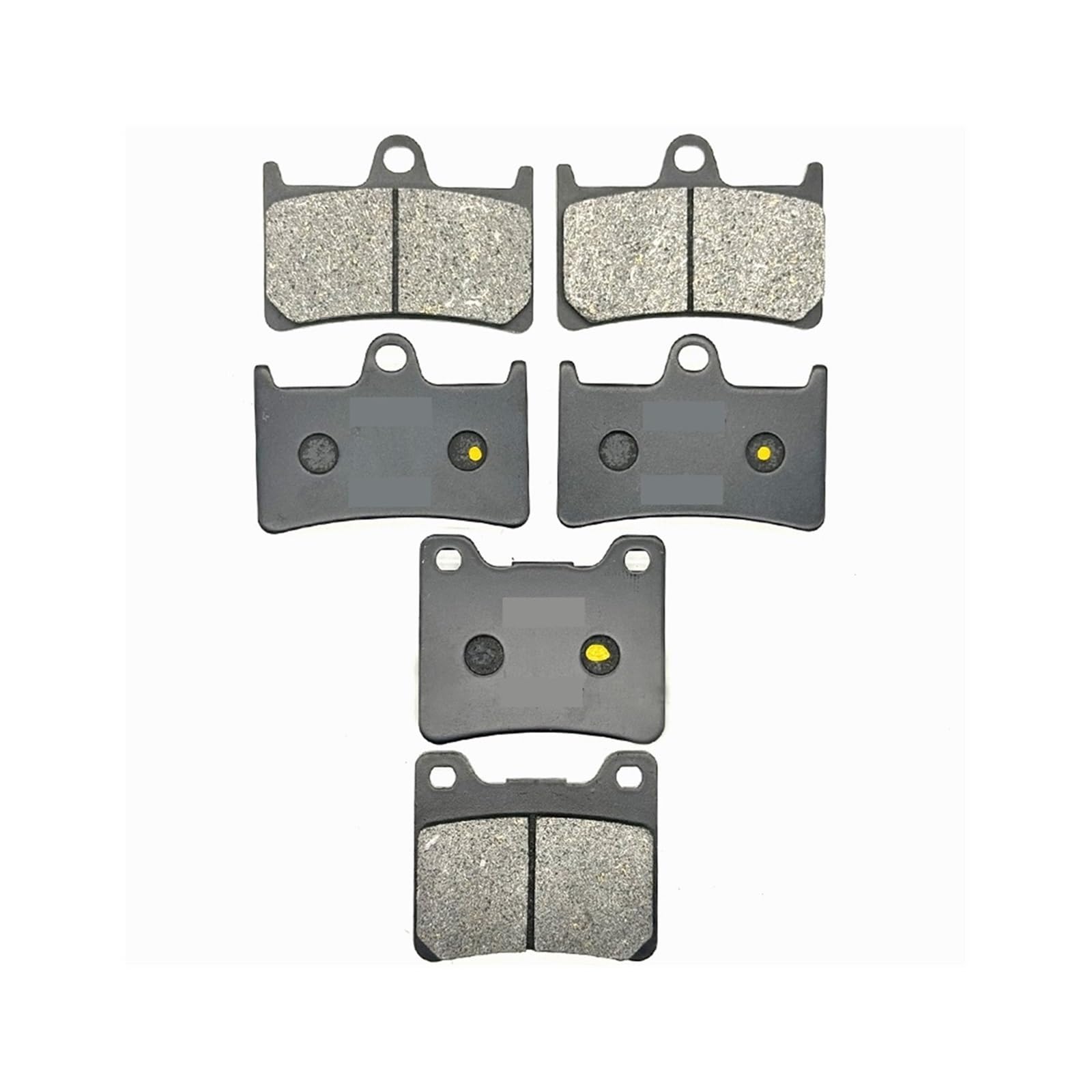 Motorrad-Bremsbeläge vorne und hinten, kompatibel mit BT1100 B 2002 2003 2004 2005 2006 2007 2008 BT 1100 BT1100B(Front Rear Pads) von LOOwAH