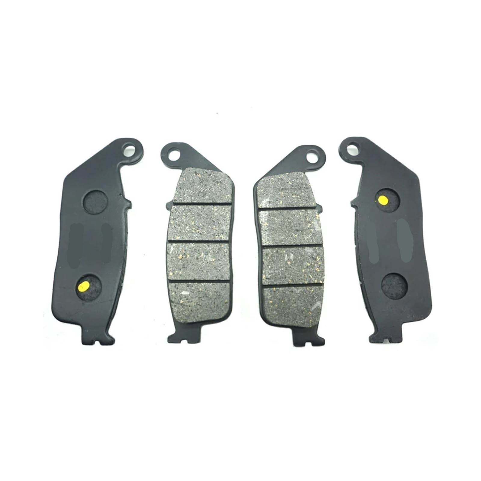 Motorrad-Bremsbeläge vorne und hinten, kompatibel mit X 500 2004–2015, XI Evo ABS 2011–2013, XR ABS 500 2009–2013(2 X Front Brake Pads) von LOOwAH