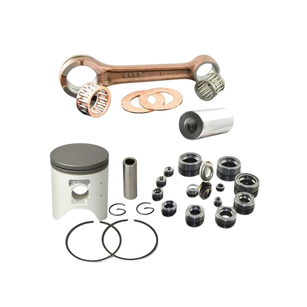 Motorradmotor STD 66 mm Pleuelstange & Kolbenring & Öldichtungssatz Kompatibel mit CRM250 246cc CRM 250 von LOOwAH