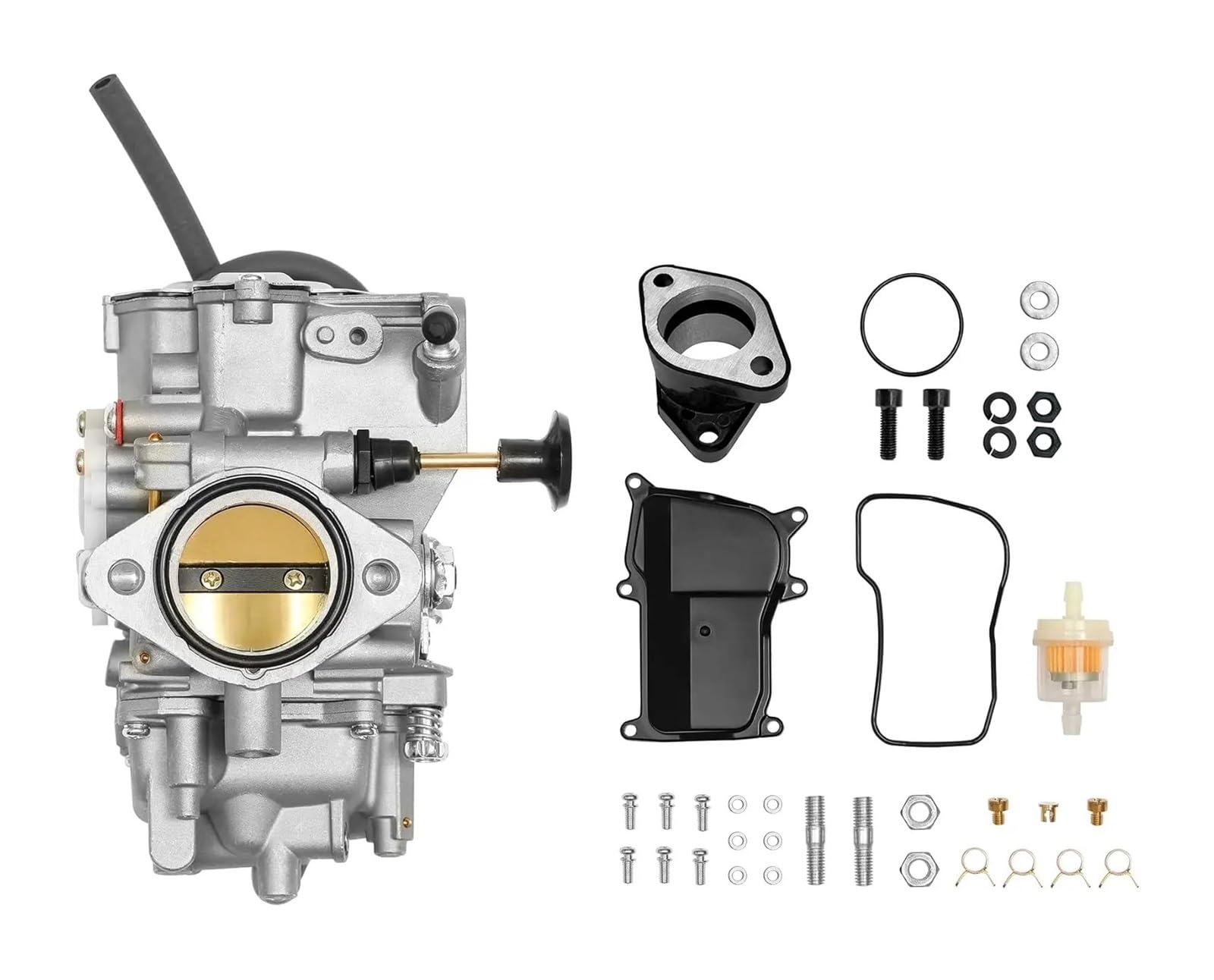 Vergaser-Ansaugkrümmer, kompatibel mit ATV 1987–1990 und 1992–1995 Moto-4 350 YFM350 | 1987-2004 350 YFM350 | 1987-1998 von LOOwAH