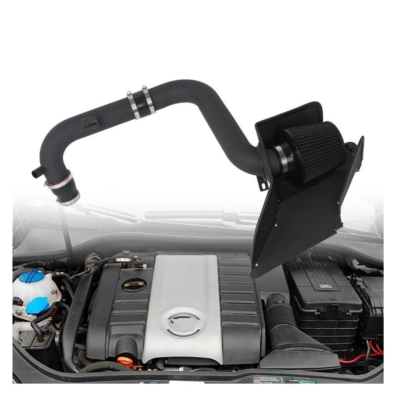 Ansaugrohr FÜR VW FÜR Golf FÜR Jetta FÜR Passat 2003 2004 2005 2006 2007 2008 2009 2010 2011 2012 2013 2014 Auto Cold Air Intake Kit Passt Auto Lufteinlass(MK5 Intake Kit) von LORSKRD