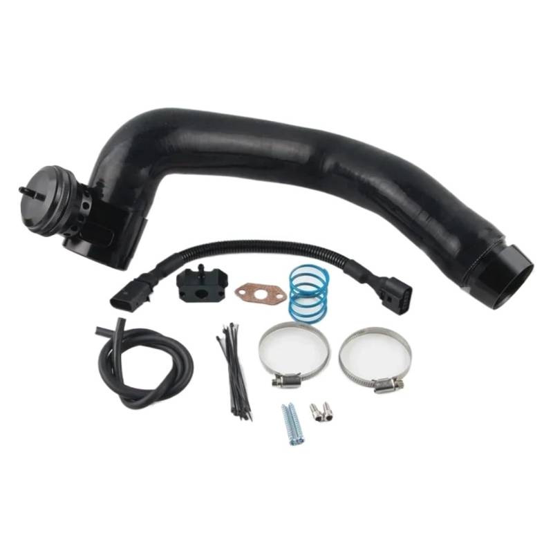 Ansaugrohr Für Vw Für Polo 1.0 Für Tsi Auto Air Intake Turbo Dump Blow Off Ventil Auto Lufteinlass(Black Hose) von LORSKRD