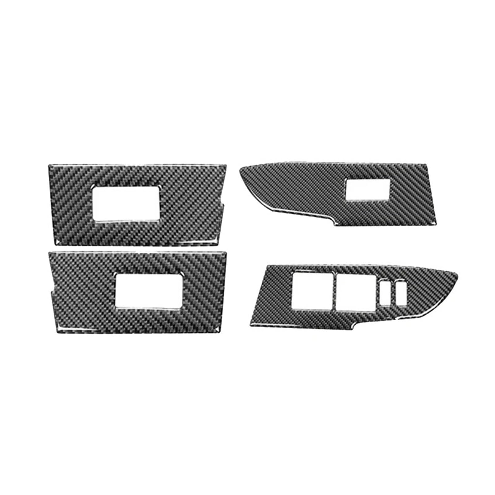 Auto Innendekoration 4 Teile/Satz Für Toyota Für Corolla 2014 2015 2016 2017 2018 Auto Fensterheber Schalter Panel Abdeckung Trim Decora Aufkleber Carbon Faser Auto Interieur ZubeAhör von LORSKRD