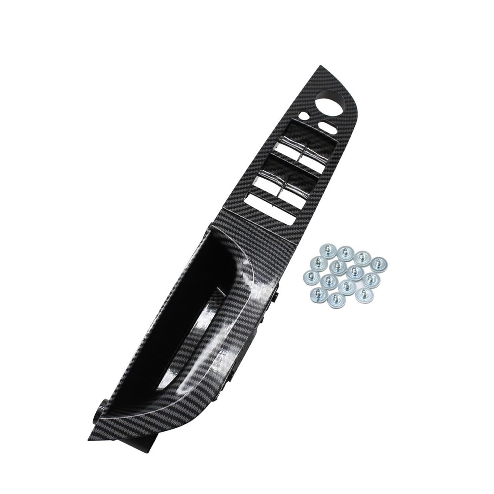 Auto Innendekoration Für 3er E90 E91 316 318 320 325 328 2004-08 09 10 11 2012 LHD Linkslenker Carbonfaser-Innentürgriff Armlehnenverkleidung Vollständiger Satz Auto Interieur ZubeAhör(35.5 High-end) von LORSKRD