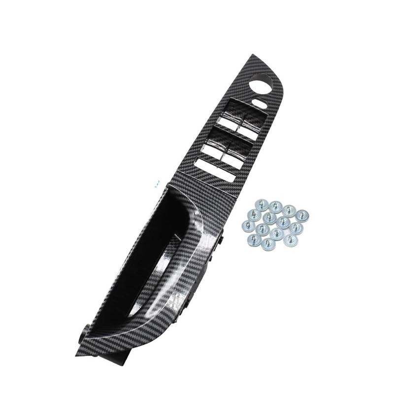 Auto Innendekoration Für 3er E90 E91 316 318 320 325 328 2004-08 09 10 11 2012 LHD Linkslenker Carbonfaser-Innentürgriff Armlehnenverkleidung Vollständiger Satz Auto Interieur ZubeAhör(35.5 Low-end) von LORSKRD