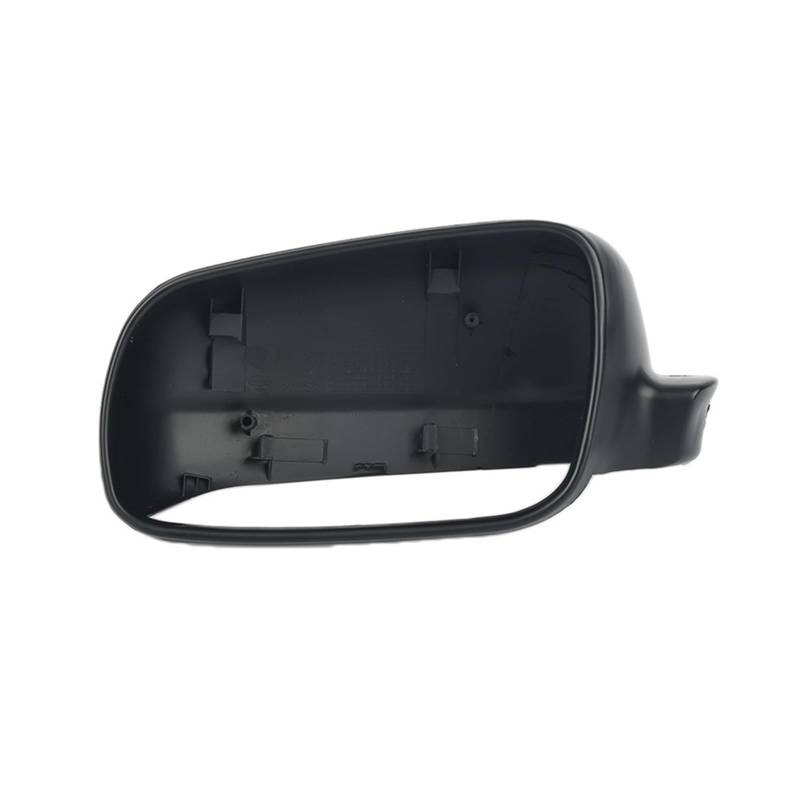 Auto Spiegelkappen Seitenspiegelkappen 1PCS ABS Auto Spiegel Abdeckung Gehäuse Kappe Für VW Für Golf Für Bora Für Polo Für Jetta MK4 1996-2004 Zubehör Auto(Matte Black Left) von LORSKRD