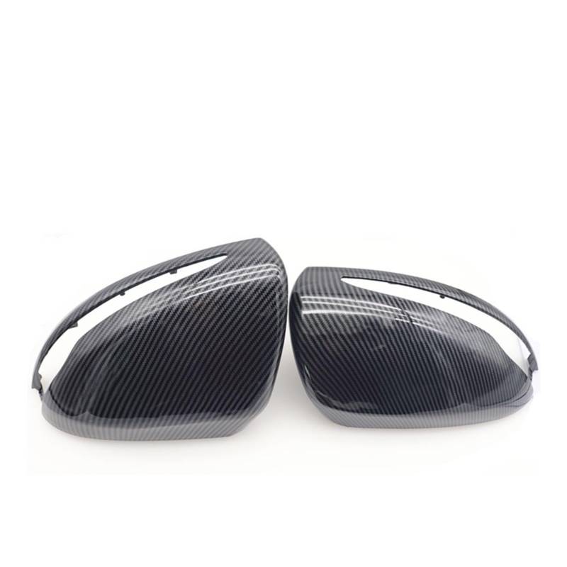 Auto Spiegelkappen Seitenspiegelkappen 2Pcs Auto Rückspiegel Abdeckung Carbon Fiber Trim Shell-Ersatz Für Benz BCES Klasse W205 W213 W222 Auto Zubehör von LORSKRD