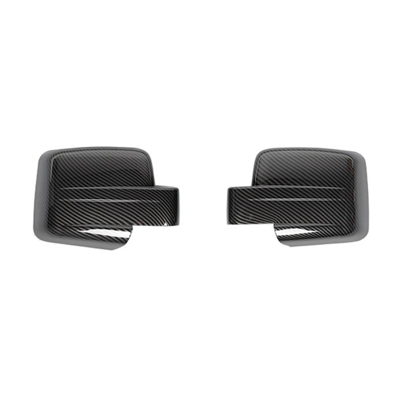 Auto Spiegelkappen Seitenspiegelkappen ABS Chrom Auto Seite Tür Rückspiegel Kappen Abdeckung Trim Für Jeep Für Patriot 2011 2012 2013 2014 2015 2016 Auto Zubehör(Carbon Fiber Grain) von LORSKRD