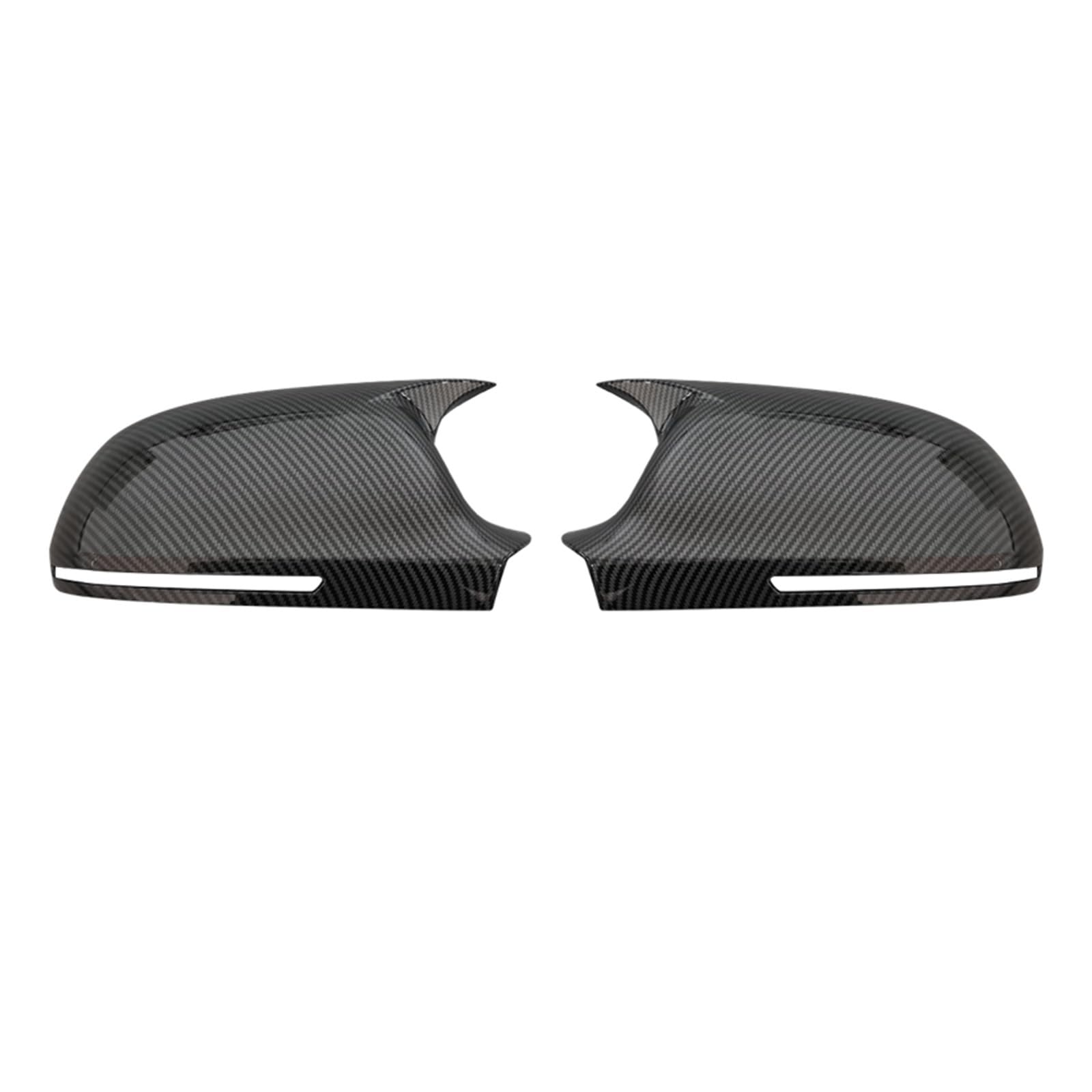 Auto Spiegelkappen Seitenspiegelkappen ABS-Material, Carbon-Optik, Spiegelabdeckung, Rückspiegelkappe, Für S-Linie, Für A3 8P A4 A5 B8 2008–2009, B8.5 2011–2016(Carbon Fiber Pattern) von LORSKRD