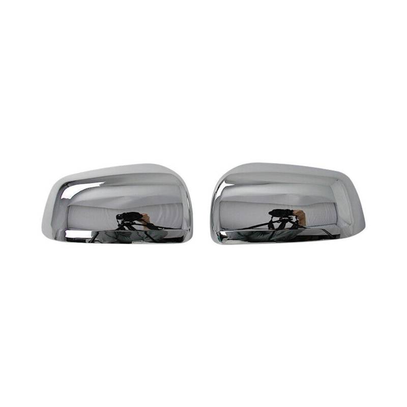 Auto Spiegelkappen Seitenspiegelkappen Für Mitsubishi Für Lancer EX EVO 2009-2012 Chrome Side Door Rückspiegel Abdeckung Cap Shell Aufkleber Auto Styling Zubehör von LORSKRD