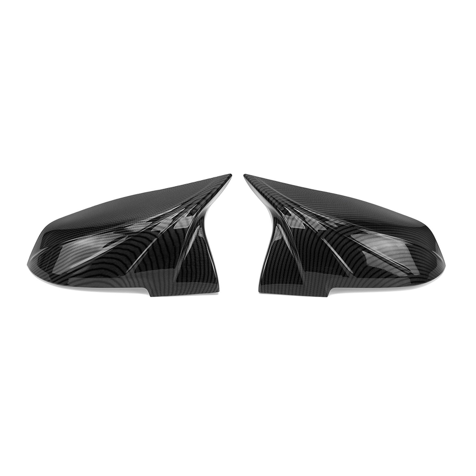 Auto Spiegelkappen Seitenspiegelkappen Rückspiegel Abdeckkappe Carbon Schwarz Für Serie 1 2 3 4 220i 328i 420i F20 F21 F22 F23 F30 F32 F33 F36 Für X1(Carbon Fiber Pattern) von LORSKRD