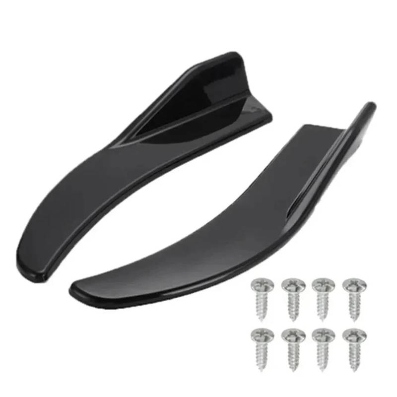 Front Spoiler Lippe 1 Paar Auto Tasche Ecke Stoßstange Spoiler Vorne Hinten Lip Anti-Kollision Universal Auto Seite Rock Anti Kollision Hinten Ecke Zubehör Frontstoßstange von LORSKRD