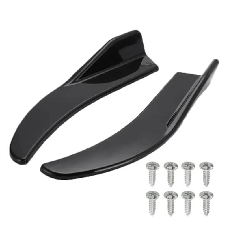 Front Spoiler Lippe 1 Paar Universal Auto Tasche Ecke Stoßstange Spoiler Vorne Hinten Lip Anti-Kollision Auto Seite Rock Anti Kollision Hinten Ecke Zubehör Frontstoßstange von LORSKRD