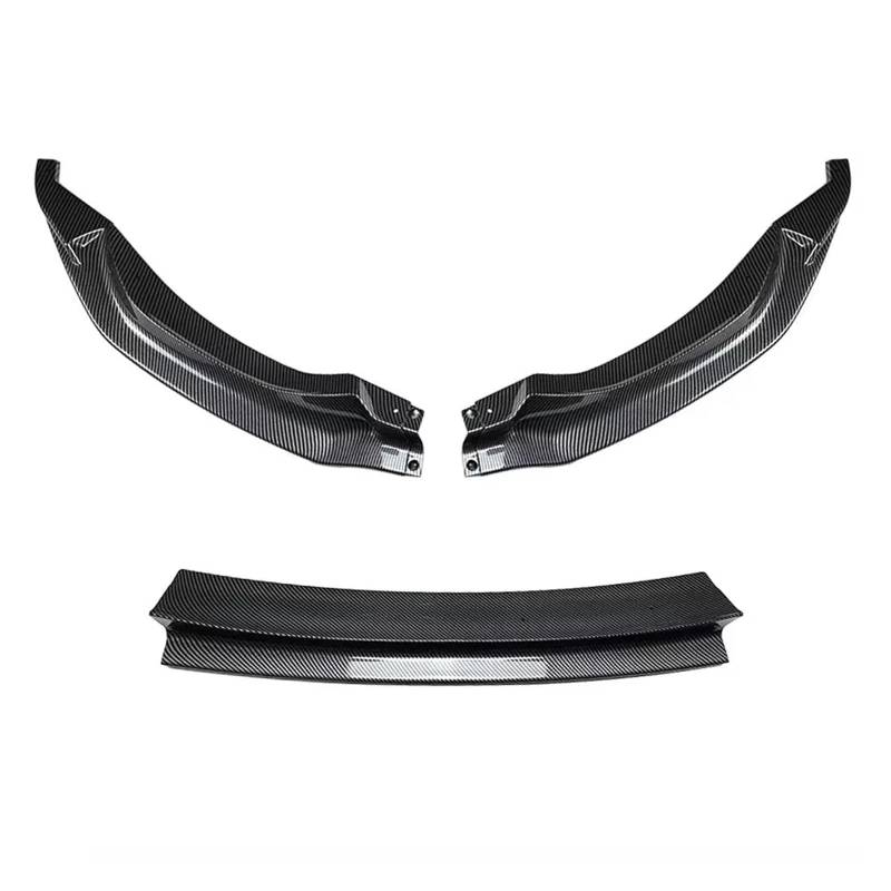 Front Spoiler Lippe 3PCS Auto Vorderen Stoßfänger Lip Spoiler Splitter Für Für M3 F80 Für M4 F82 F83 Für Tuning 2015-2020 Diffusor Splitter Abdeckung Gurad Körper Kits Frontstoßstange(Kohlefaser-Optik von LORSKRD