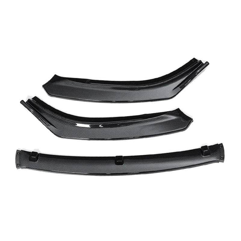 Front Spoiler Lippe 3Pcs Für Mazda 6 Für Atenza 2014 2015 2016 2017 2018 Körper Kit Auto Front Stoßstange Splitter Lip Diffusor Spoiler Schutz Abdeckung Trim Frontstoßstange(Carbon Look) von LORSKRD