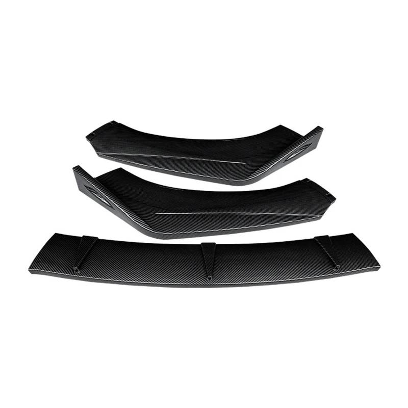 Front Spoiler Lippe Auto Front Stoßstange Splitter Lip Kit Spoiler Diffusor Deflektor Auto Carbon Faser Für 7Generation Für Accord 2003 2004 2005 2007 Frontstoßstange(Kohlefaser-Optik) von LORSKRD