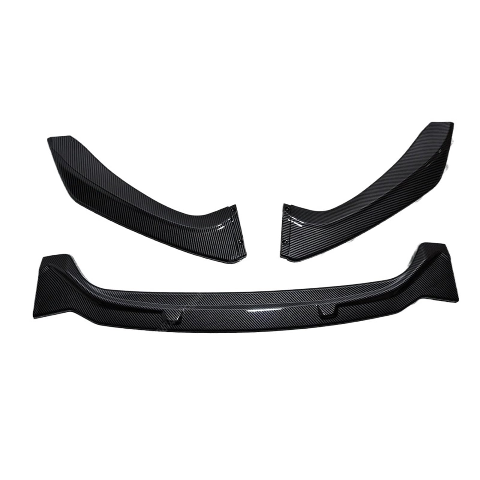 Front Spoiler Lippe Frontschürze Lip Spoiler Splitter Diffusor Bodykit Für F20 F21 Sport Stil 118i 120d 120i M135i M140i 2015 2016 2017 2018 2019 Für LCI Frontstoßstange(Carbon Look) von LORSKRD