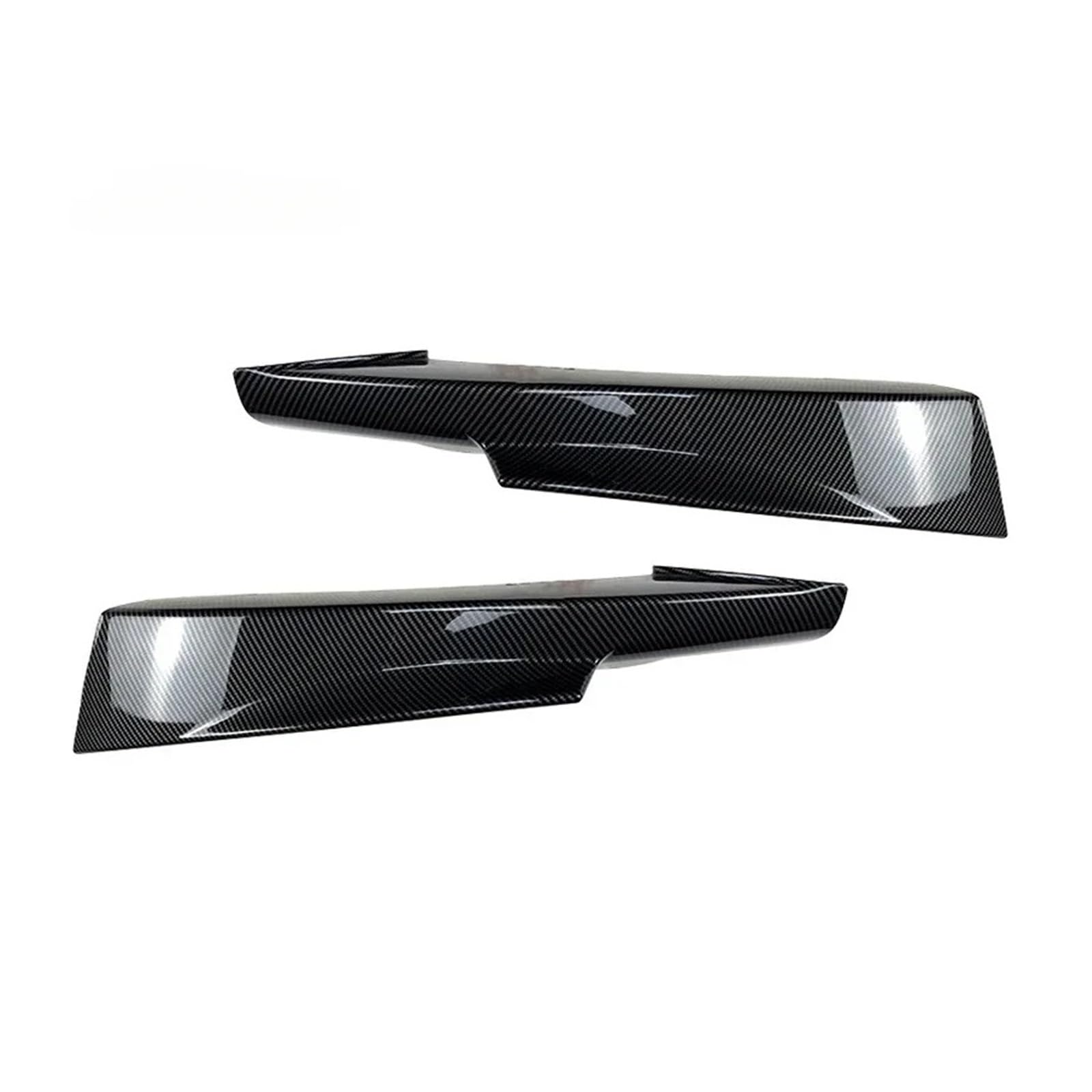 Front Spoiler Lippe Für 3 Serie E90 E91 320i 330i Für Tech 2X 2005-2012 Stil Frontschürze Seite Splitter Abdeckung Lip Abdeckung Auto Körper Kit Tuning Frontstoßstange(Carbon Look 09-12) von LORSKRD