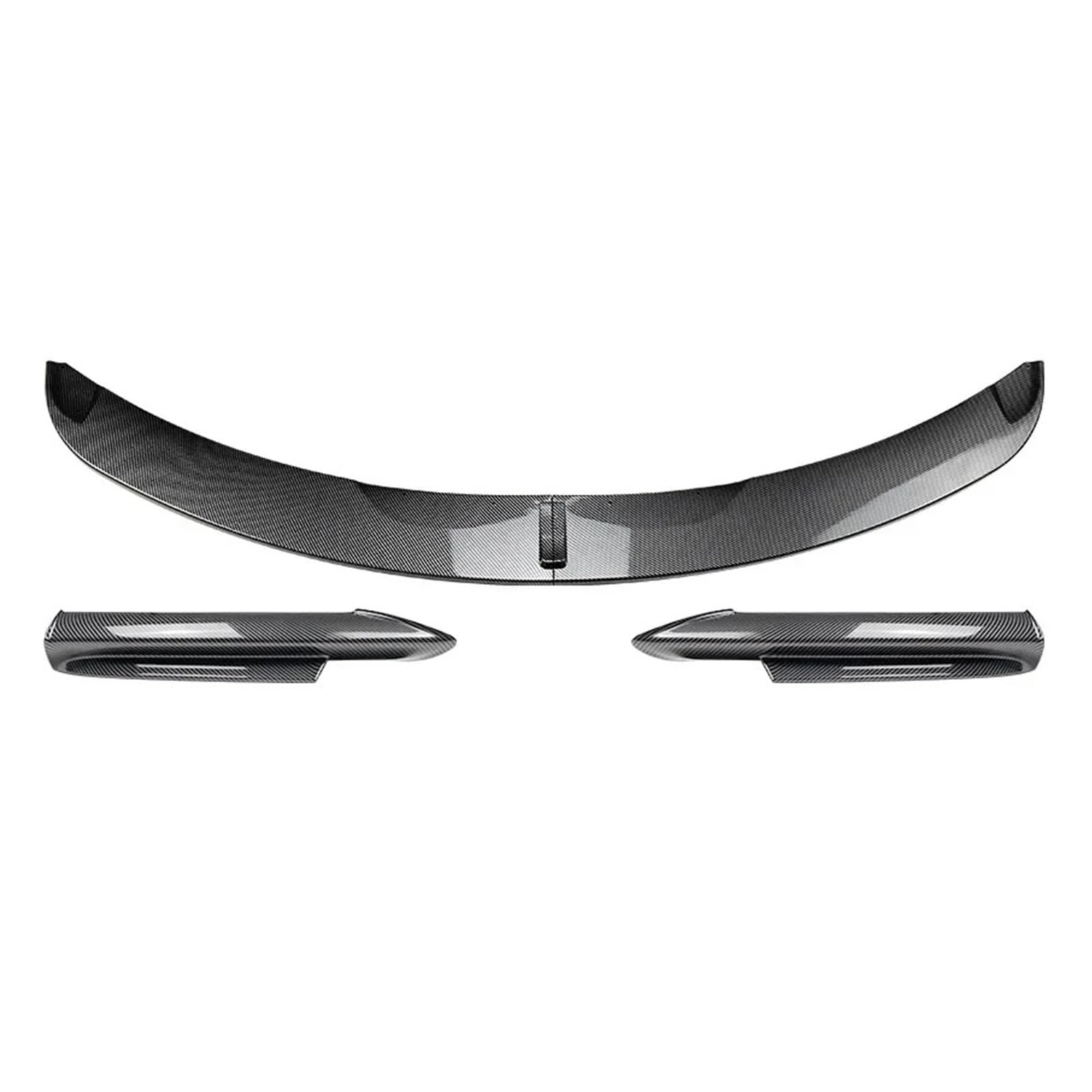 Front Spoiler Lippe Für 3 Serie E90 E91 Für Tech Limousine 4 Tür 320i 330i 2005-2008 Auto Front Lip Splitter Untere Körper Kit Tuning Zubehör Frontstoßstange(Carbon Look A B) von LORSKRD