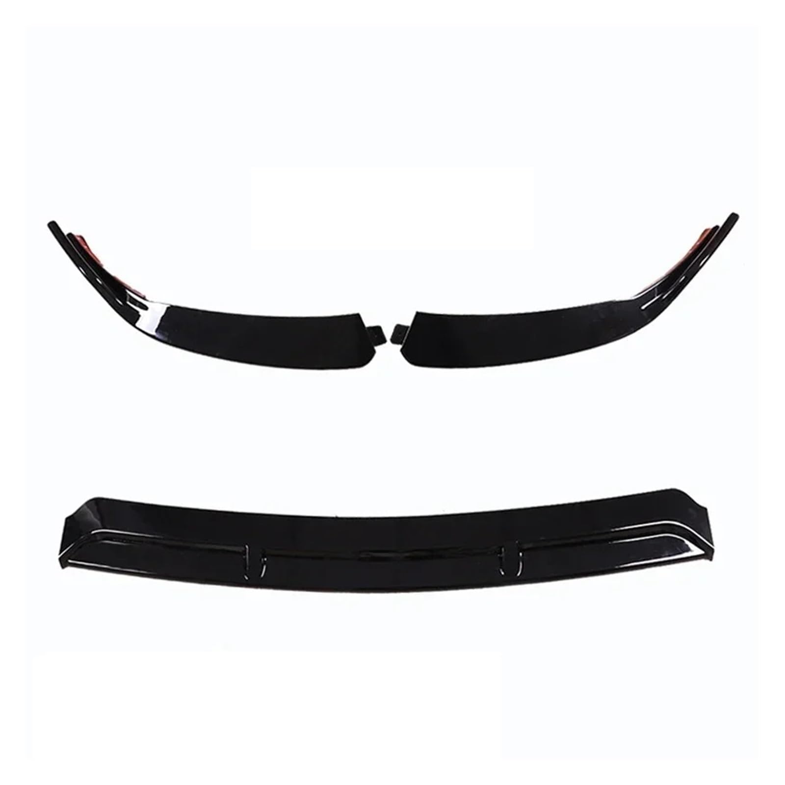 Front Spoiler Lippe Für Benz C Klasse W205 C205 C200 C250 C260 C300 C400 C450 Auto Coupe Frontschürze Lip Body Kit Spoiler Splitter Diffusor Frontstoßstange(Black(2014-2018)) von LORSKRD