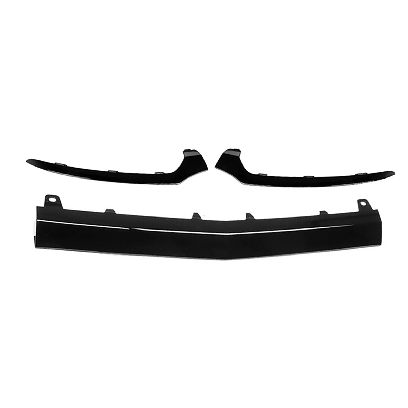 Front Spoiler Lippe Für Benz C Klasse W205 C300 C400 C63 2014 2015 2016 2017 2018 Auto Frontschürze Spoiler Diffusor Schutz Schutz Frontstoßstange(Schwarz) von LORSKRD