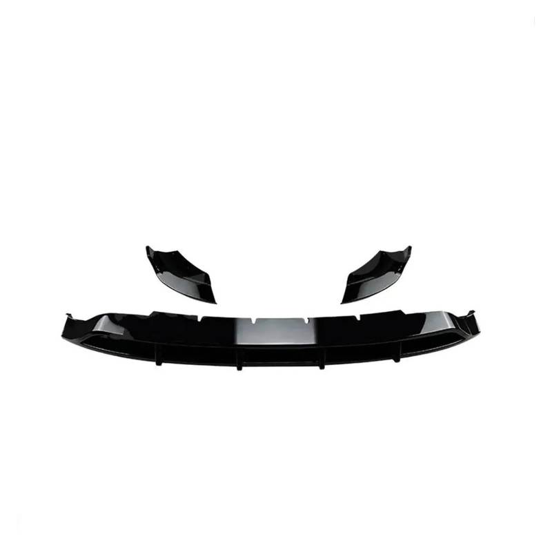 Front Spoiler Lippe Für Benz Für GLC Klasse X254 Für GLC 260 300 Für Sport 2023 + ABS Auto Front Lip Spoiler Stoßstange Schutz BodyKit Schützen Unteren Splitter Frontstoßstange(Carbon Look) von LORSKRD