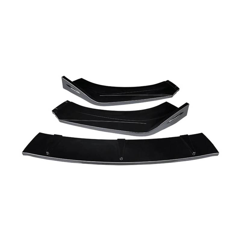 Front Spoiler Lippe Für Corolla 2014 15 16 17 18 19 20 2021 2022 Auto Vorderen Stoßfänger Lippe Kinn Tuning Zubehör Splitter Körper Kit Spoiler Deflektor Carbon Faser Frontstoßstange(Gloss Black 14-21 von LORSKRD