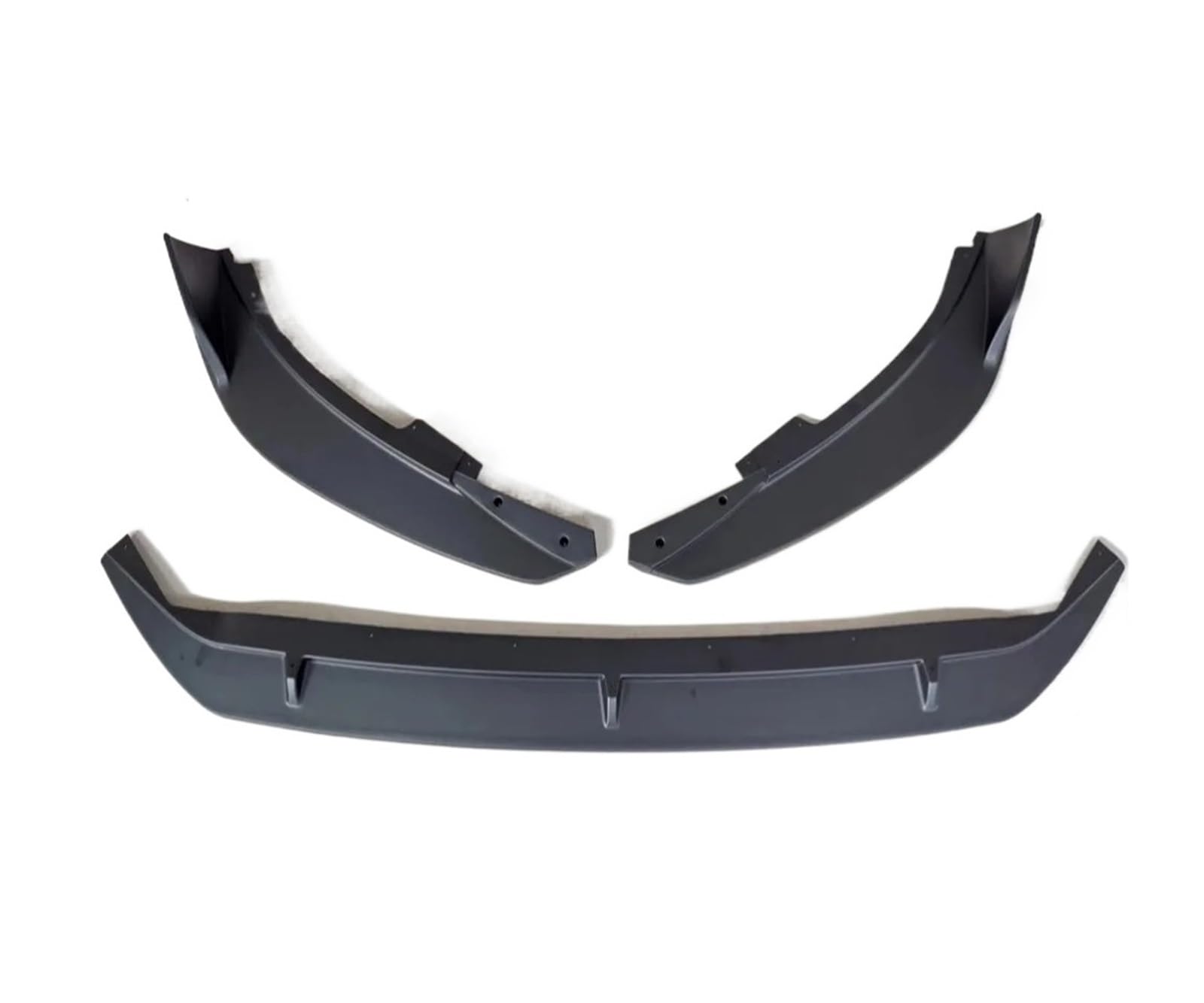 Front Spoiler Lippe Für Ford Für Focus 4th Gen Mk4 Für ST-Linie 2018 2019 2020 2021 ABS Auto Front Stoßstange Splitter Lip Diffusor Spoiler Schutz Körper Kits Frontstoßstange(Matt-schwarz) von LORSKRD