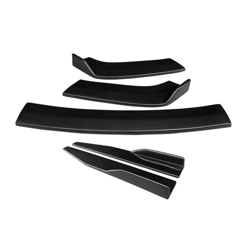 Front Spoiler Lippe Für Für X1 F48 2016 2017 2018 2019 Auto Front Stoßstange Splitter Lip Spoiler Seite Rock Rocker Splitter Winglet Flügel Diffusor Zubehör Frontstoßstange(Carbon Fiber Look A) von LORSKRD