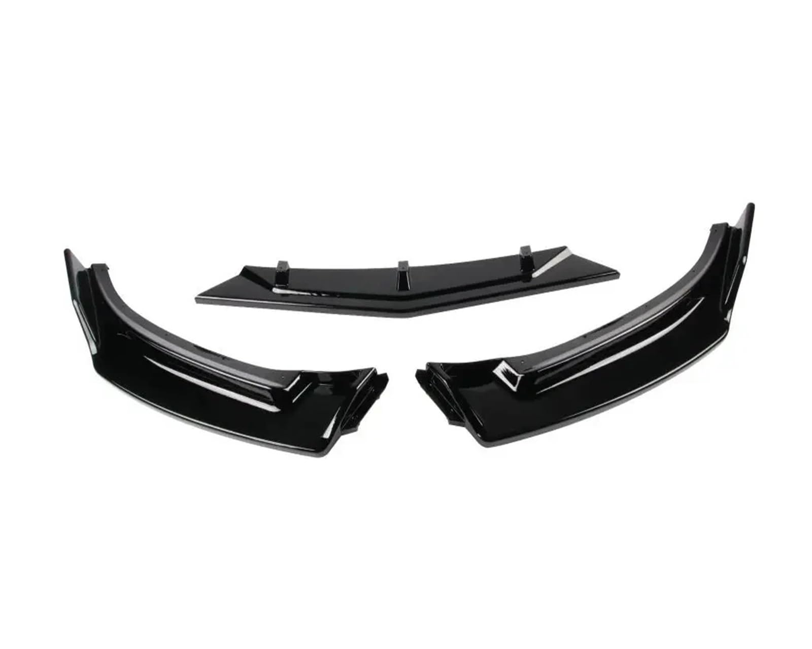 Front Spoiler Lippe Für Mazda 3 Für Axela 2014 2015 2016 2017 2018 Auto Vorderen Stoßfänger Spoiler Lip Body Kit Stoßstange Diffusor Schutz Auto Teile Frontstoßstange(Glossy Black) von LORSKRD