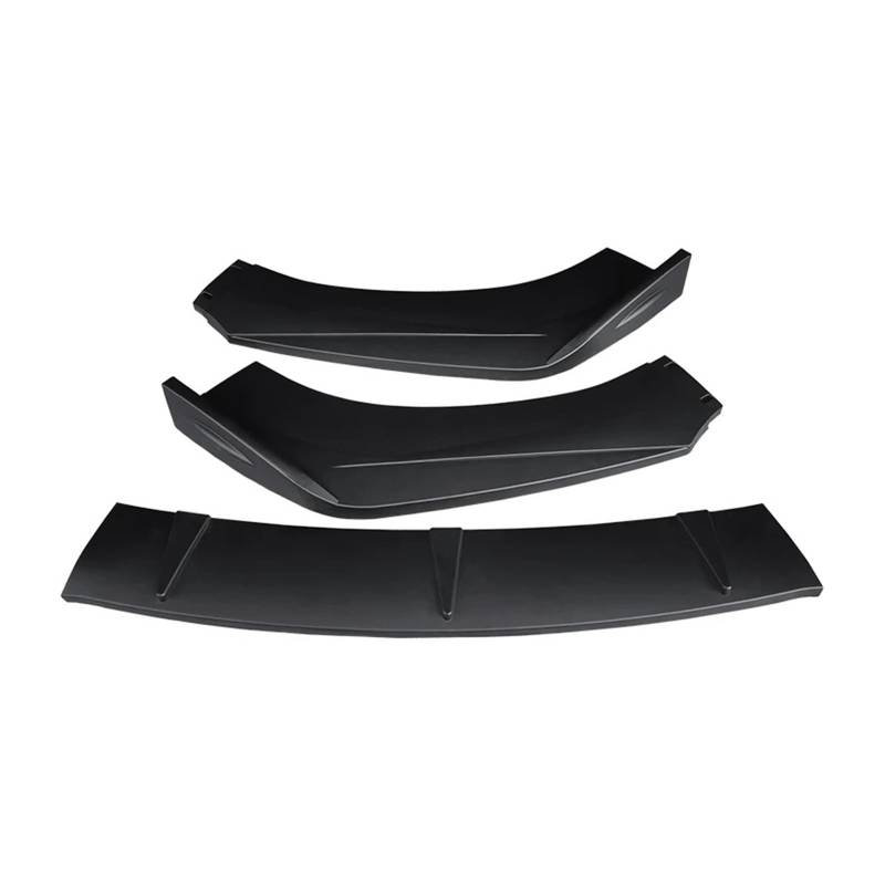 Front Spoiler Lippe Für Mitsubishi Für Outlander 2015-2020 Auto Körper Kit Zubehör Carbon Look ABSFront Stoßstange Splitter Lip Spoiler Diffusor Deflektor Frontstoßstange(Matt-schwarz) von LORSKRD