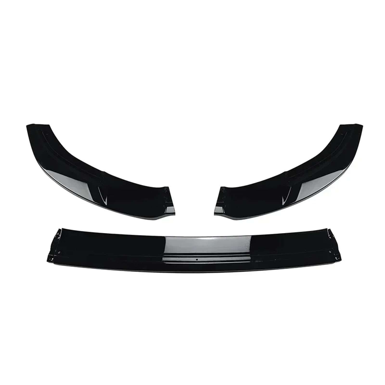 Front Spoiler Lippe Für VW Für Golf 7 MK7 Für GTI Für Linie 2013 2014 2015 2016 Frontschürze Lip Splitter Diffusor Körper Kit Spoiler Stoßstange Schutz Schutz Zubehör Frontstoßstange(Gloss Black) von LORSKRD