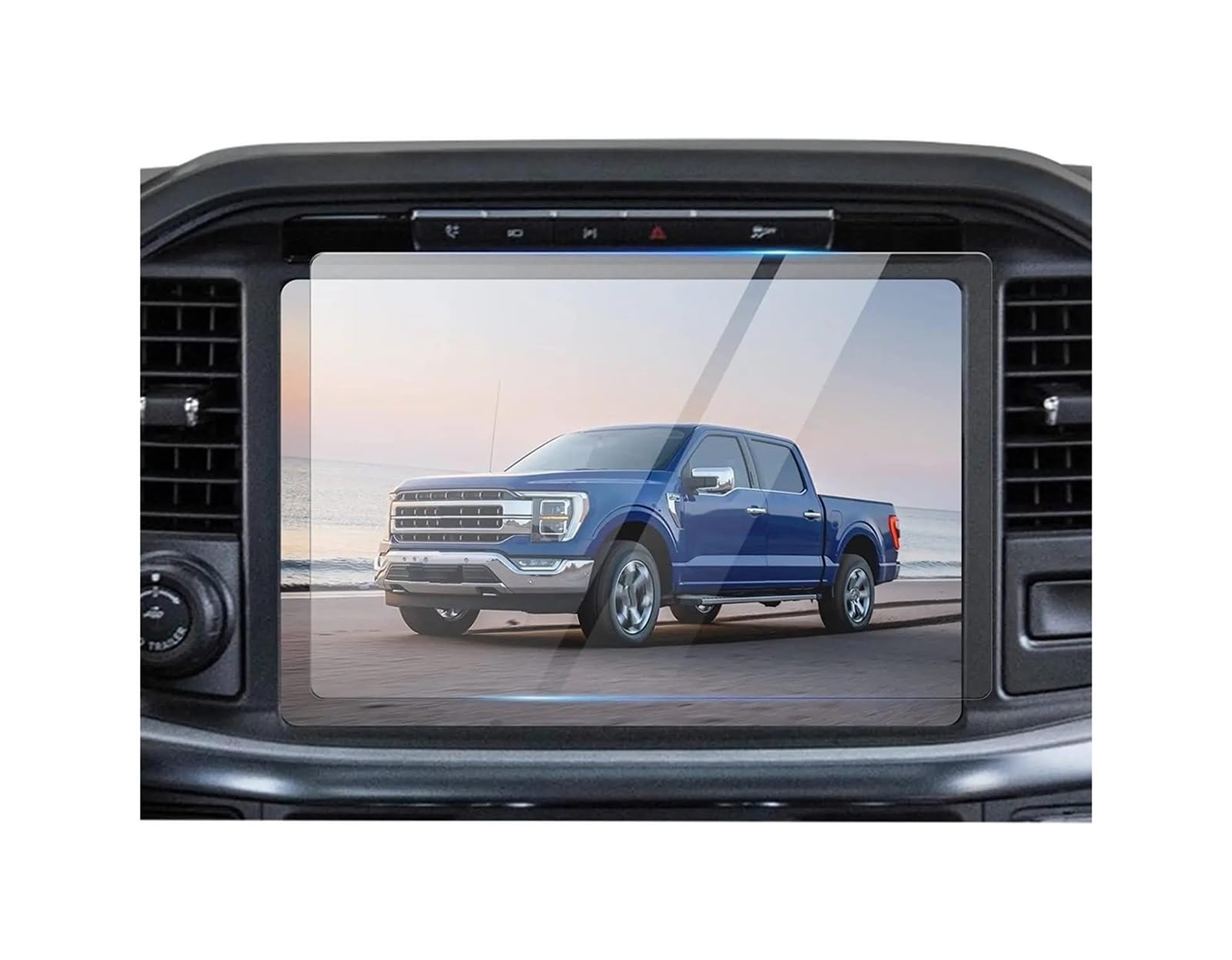 GPS Displayschutzfolie 12 Zoll Touch Screen Auto Display Navigation Screen Protector Gehärtetes Glas Film Für Ford Für F150 2023 2022 2021 Navigation Schutzfolie von LORSKRD