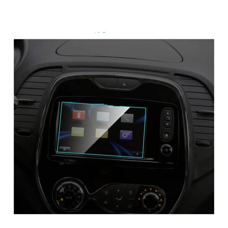 GPS Displayschutzfolie 7 Zoll Für Captur 2015-2018 Auto GPS Navigation Gehärtetem Glas Screen Protector Auto Innen Schutz Film Zubehör Navigation Schutzfolie von LORSKRD