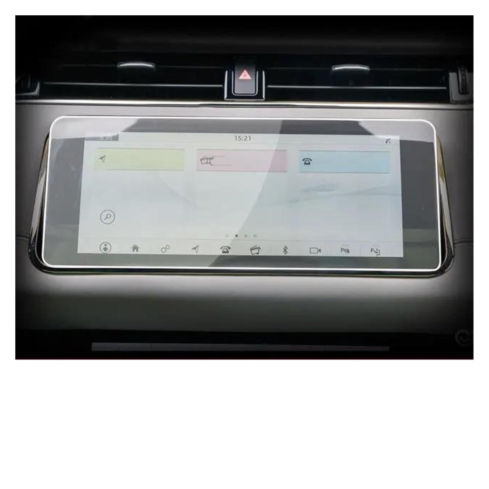 GPS Displayschutzfolie Für Land Für Range Für Rover Für Evoque 2020-2021 Auto GPS Navigation Schutz Film LCD Bildschirm Ausgeglichenes Glas Screen Protector Navigation Schutzfolie(GPS) von LORSKRD