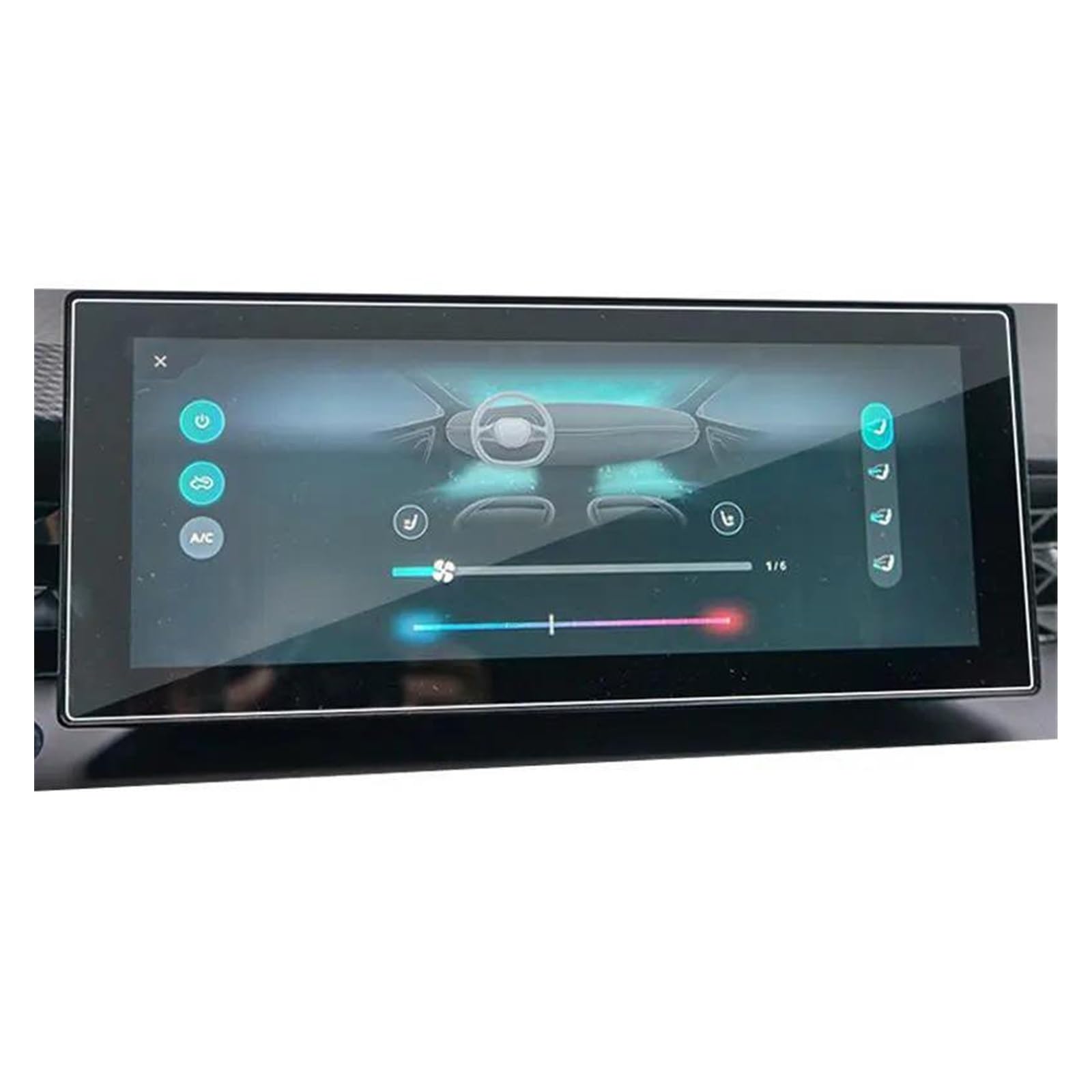 GPS Displayschutzfolie Für MG Für GT 2022 Gehärtetem Glas Screen Protector Film Auto Infotainment Radio GPS Navigation Innen Dashboard Navigation Schutzfolie(GPS) von LORSKRD