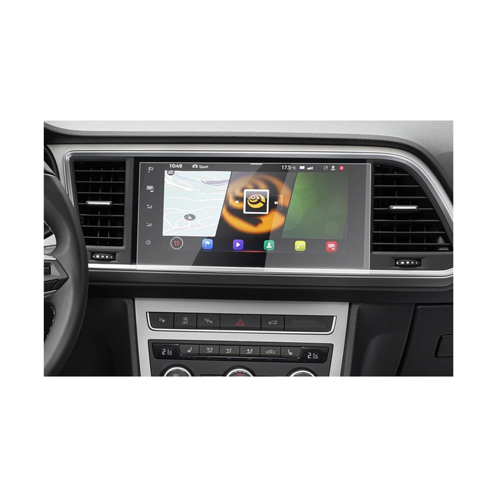 GPS Displayschutzfolie Für Sitz Für Ateca 2021 2022 2023 9,2 Zoll Auto Navigation Touch Center Screen Protector Auto Innen Navigation Schutzfolie von LORSKRD