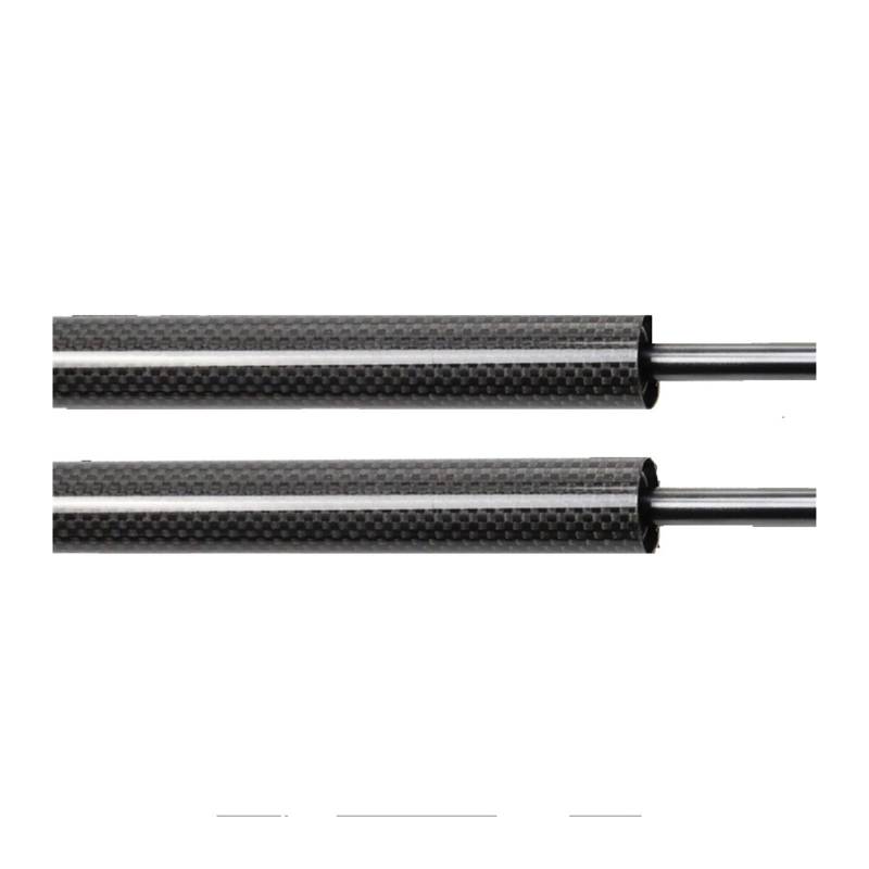 Haubenheber Fronthaube Gasfeder Haubenstreben-Lift Unterstützt Vordere Modifiziert Gasdämpferstreben Federstoßdämpfer Ohne Bohren Für SEAT Für Leon MK3 5F 2012–2020(Black Carbon Fiber) von LORSKRD