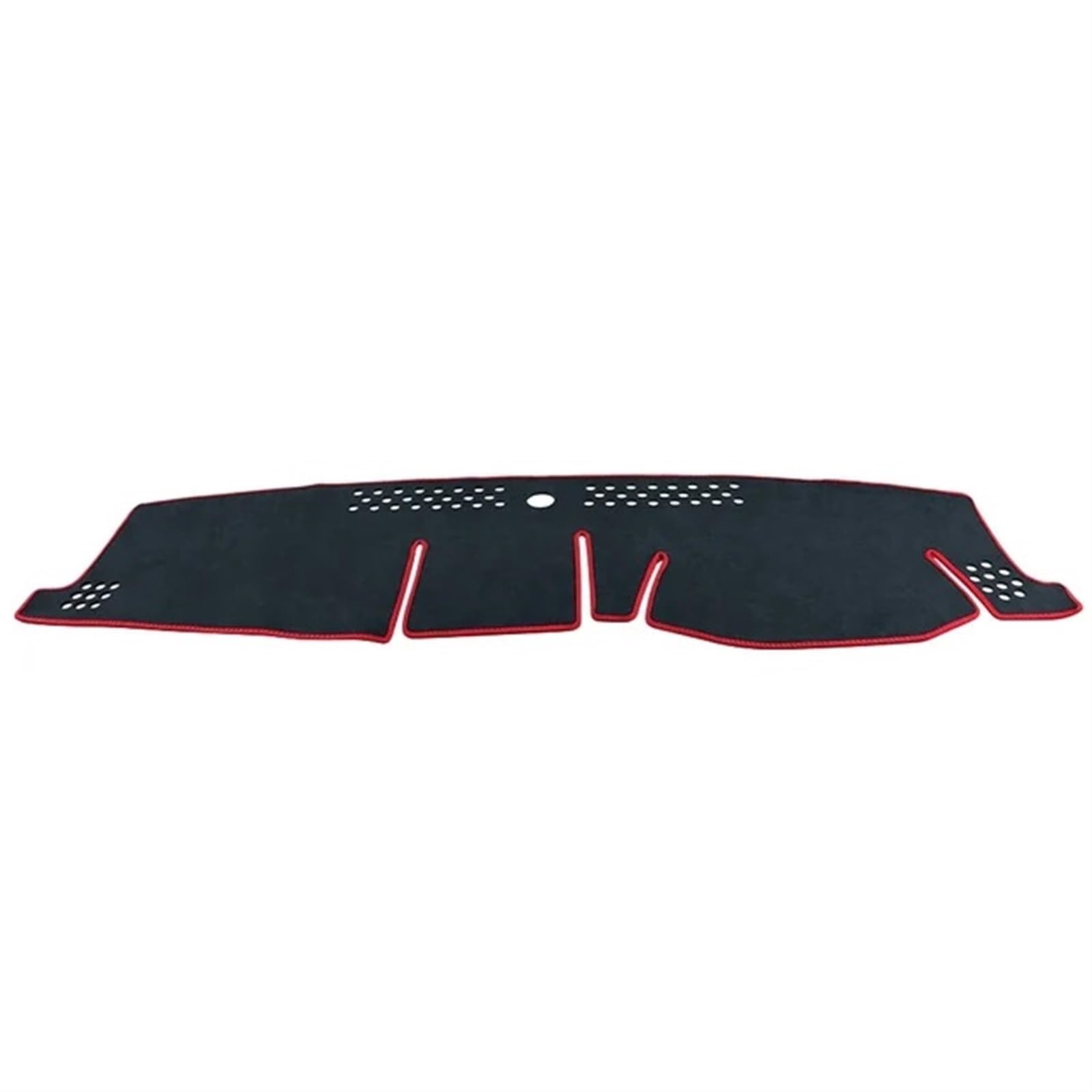 Dashboard Cover Auto Armaturenbrett Abdeckung Dashmat Sonnenschutz Anti-Rutsch-Pad Zubehör Für Toyota Für Yaris Cross XP210 2020-2024 Armaturenbrett Abdeckung Dashmat(RHD Black Red) von LOSTIS