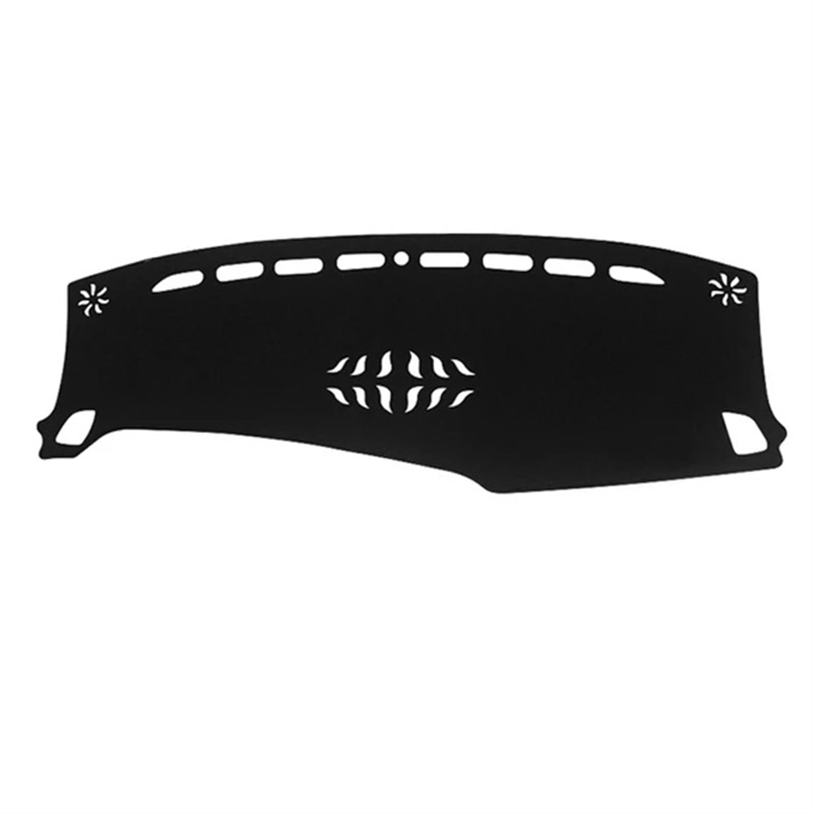 Dashboard Cover Auto-Armaturenbrett-Abdeckung Sonnenschutz Lichtschutzmatte Instrumententafel Teppiche Zubehör Für Kia Für Carnival KA4 2020–2023 Armaturenbrett Abdeckung Dashmat(A LHD Black Side) von LOSTIS