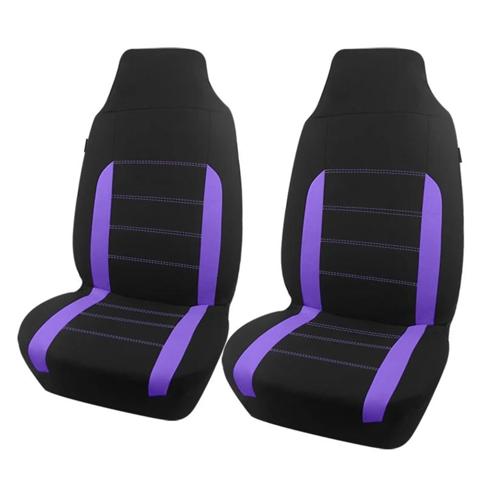 LOSTIS Car Seat Covers All-Weather Waterproof Protective Universelle Autositzbezüge Mit Hoher Rückenlehne, Polyester-Sitzbezüge Für Autos, Sportliche Passform, Für Die Meisten Autos, (Color : Purple) von LOSTIS