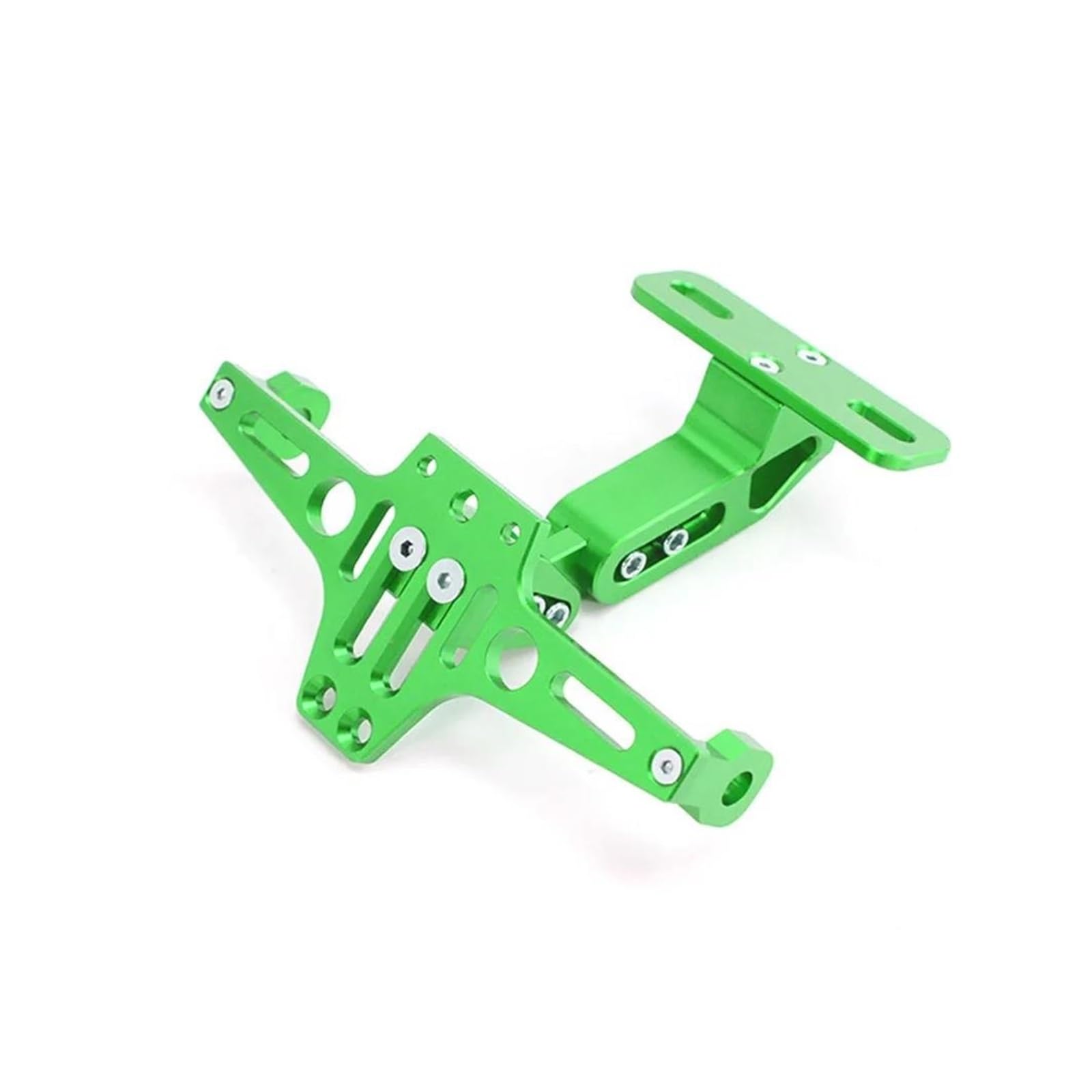 Motorrad Kennzeichenhalter Halter Unterstützung Plaque Moto Halterung Rahmen Motorrad Kennzeichen Für Fz6 Fz1 Für TRK 502 TNT 125 Xmax 125 Buell Einstellbare Kennzeichenhalter(Green) von LOSTIS