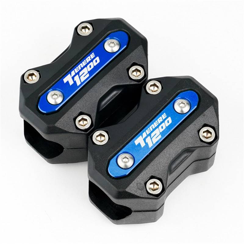 LOTFI Fit for Yamaha Tenere1200 Super Tenere 1200 Xt 1200Z Motorrad 22mm/25mm/28mm Stoßstange Schutz Motor Schutz Block Zubehör (Size : Blue) von LOTFI