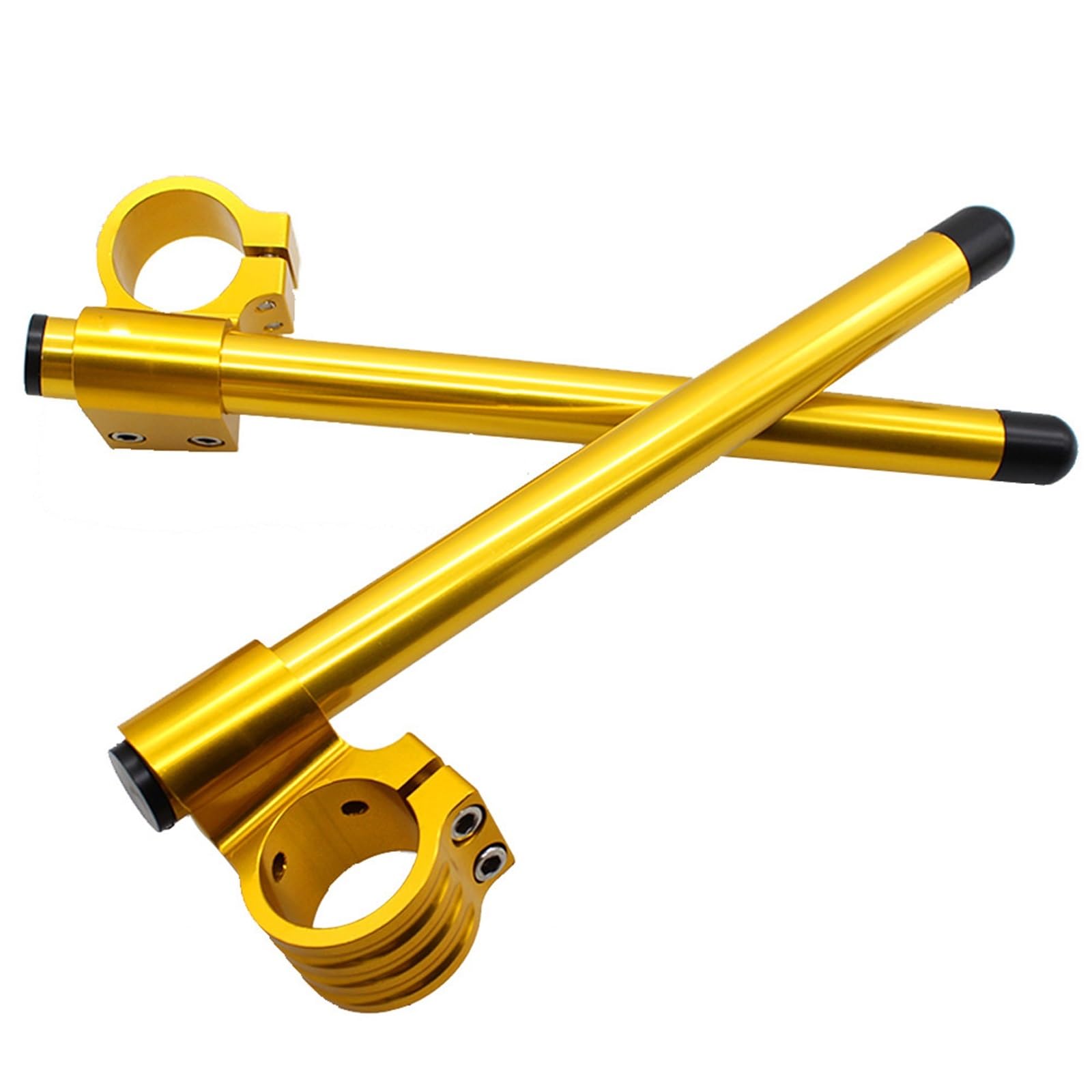 LOTFI Gold 31 33 35 36 37 41 43 45 48 50 51 52 53 54 mm Motorrad-Lenker erhöhter Riser Clipon Clip On Clip-ons Gabel-Lenkerklemme (Size : 43mm) von LOTFI