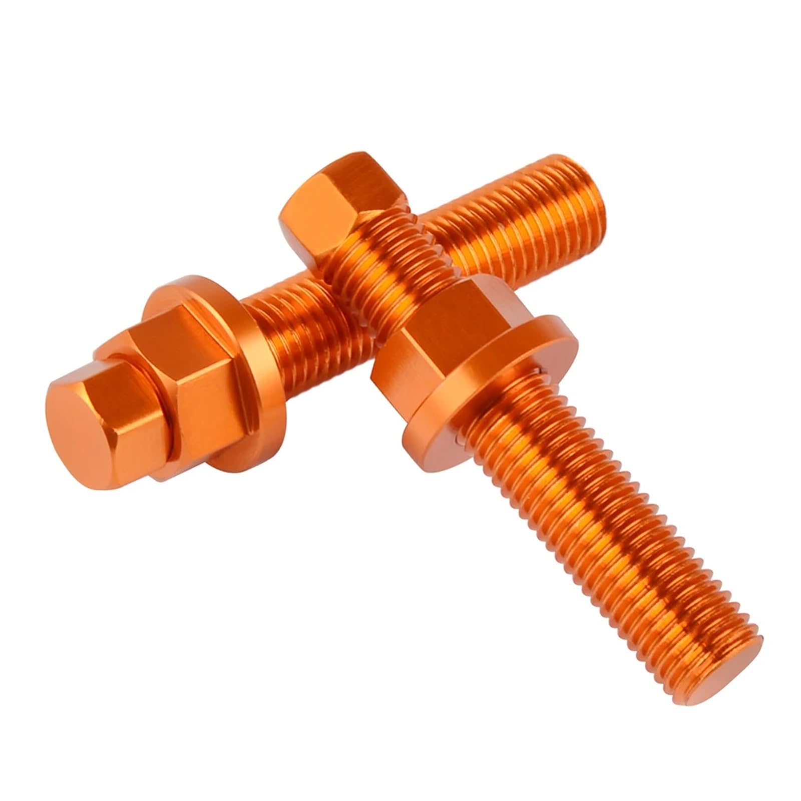 LOTFI Motorrad-Hinterachse blockiert Kettenspannschraube passend for KTM 125 250 300 350 400 450 500 XC XCF XCW SX SXF EXC EXCF TPi 6D 2007–2023 (Size : Orange) von LOTFI