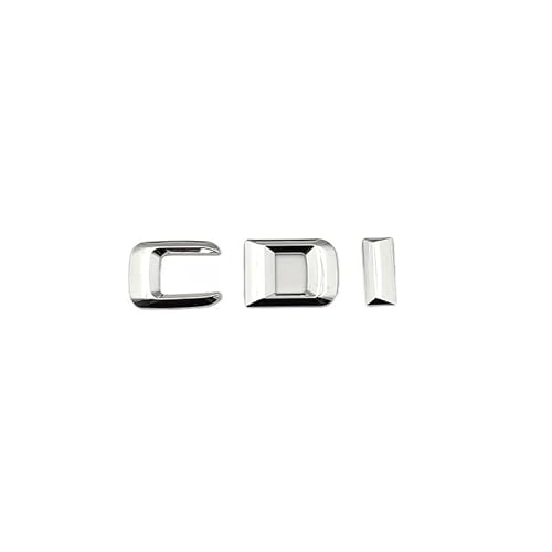 3D ABS Chrom Logo E350 Emblem 4matic Buchstaben CDI Aufkleber Kofferraum Abzeichen kompatibel for Mercedes Benz E350 W213 W212 Zubehör (Color : CDI Chrome) von LOTOAK