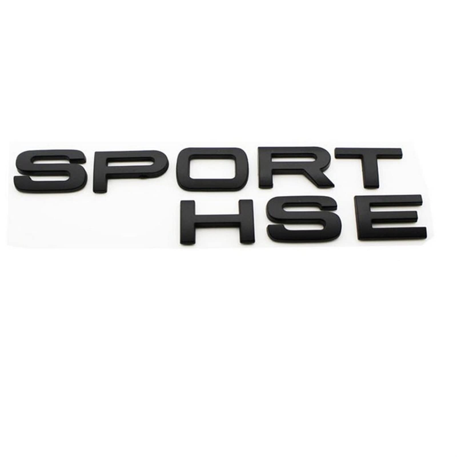 Matt-schwarz Sport HSE Auto Heckstammbuchstaben Badge Embleme Emblems Abzeichen Aufkleber Aufkleber for Discovery Range Rover geeignet von LOTOAK